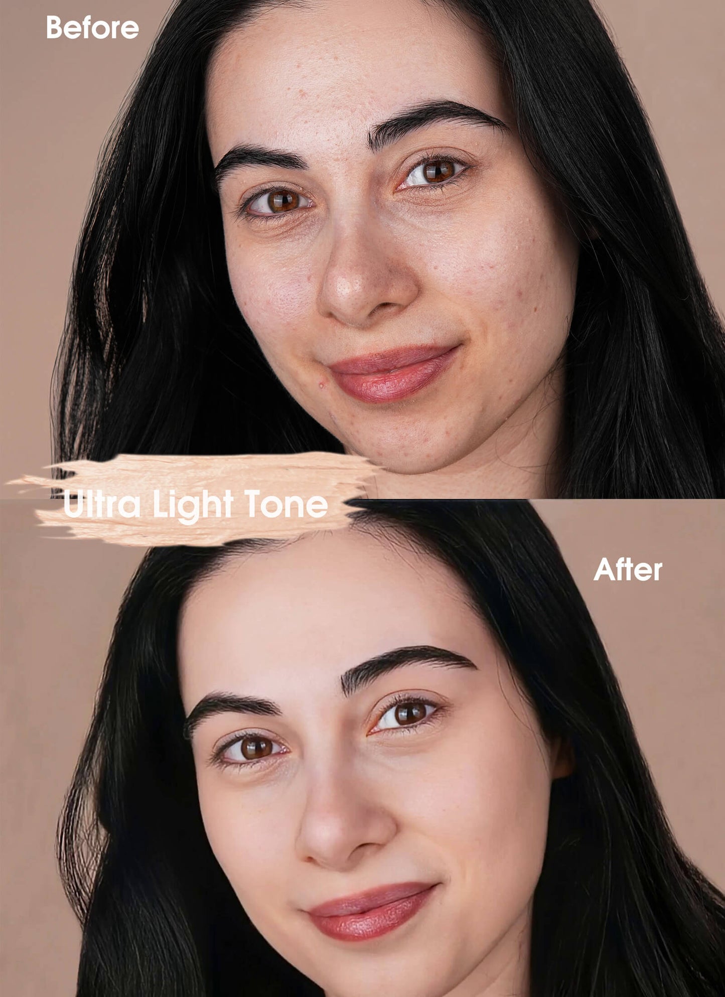 Magic Touch Primer - Foundation - Concealer Ultra Light Tone (30ml)