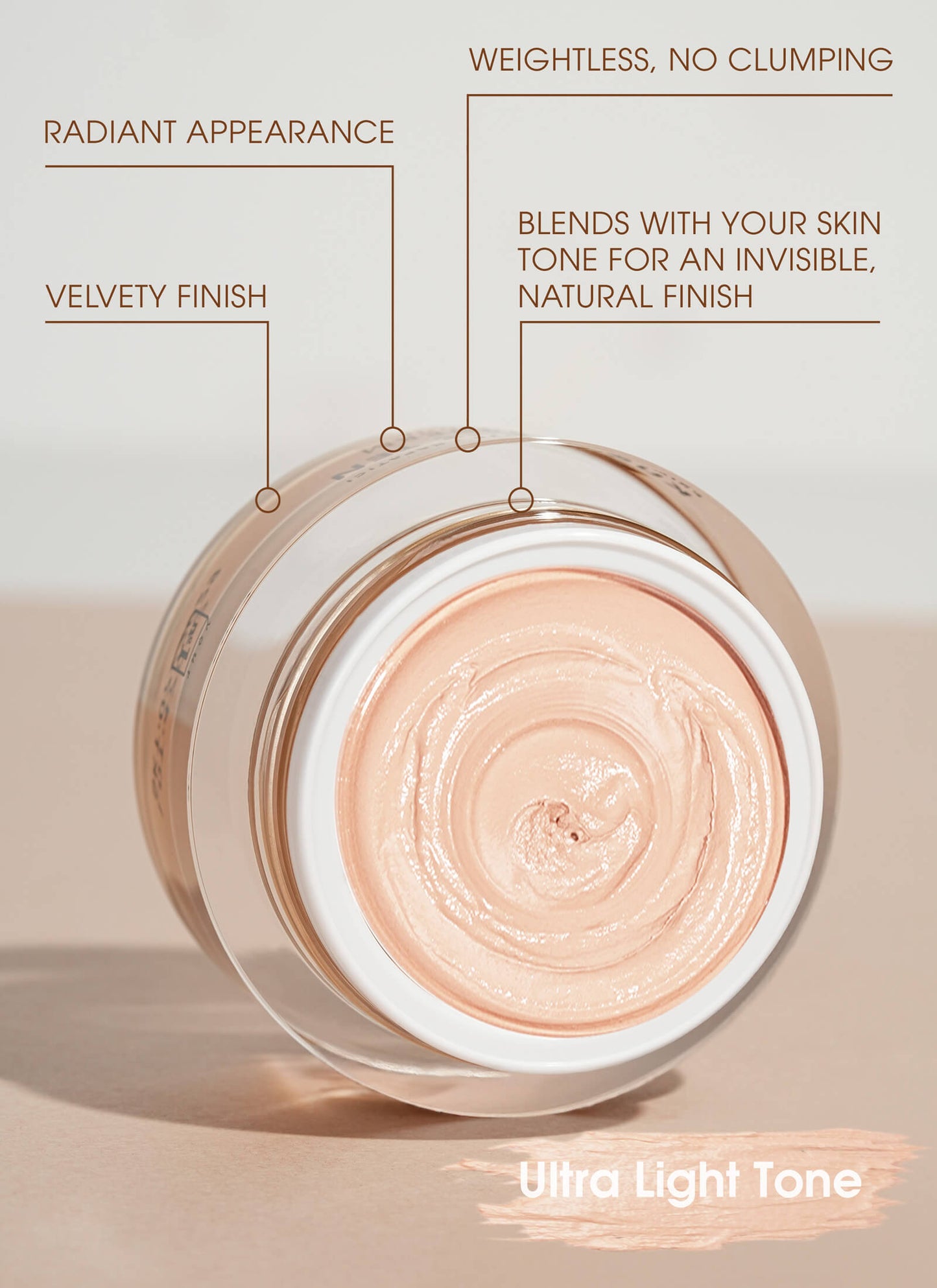 Magic Touch Primer - Foundation - Concealer Ultra Light Tone (30ml)