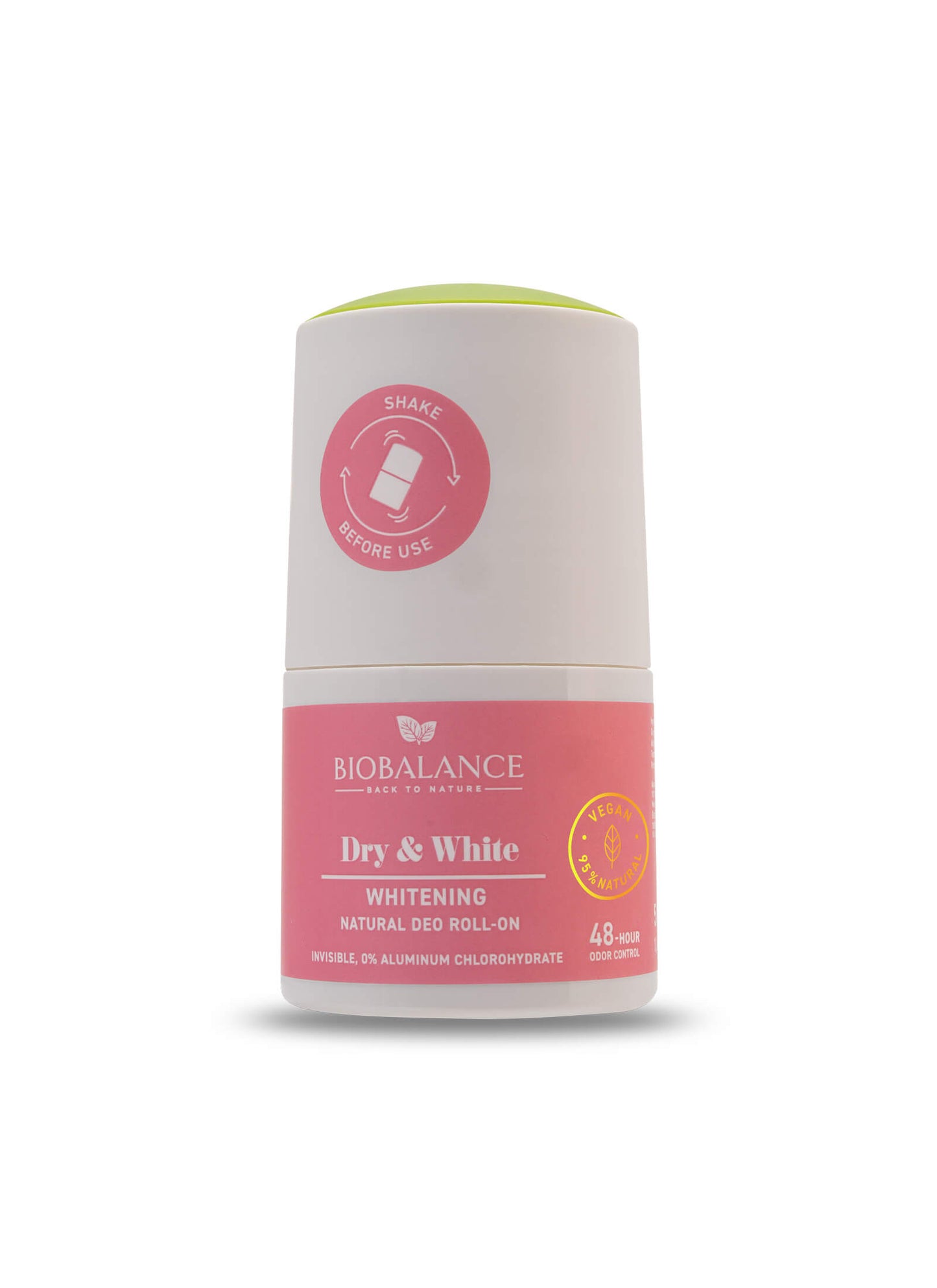 Dry & White Whitening Natural Deodorant Roll-On (50ml)