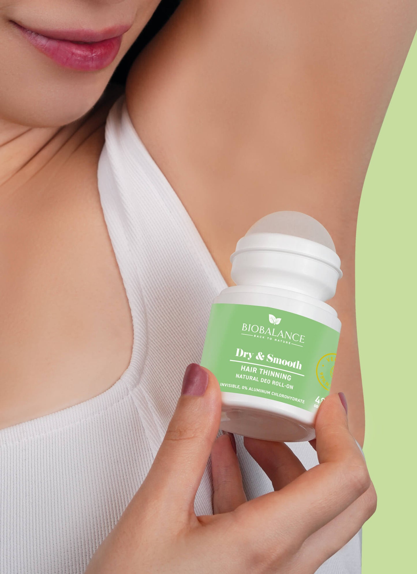 Dry & Smooth Hair Thinning, Natural Deodorant Roll-On (50ml)
