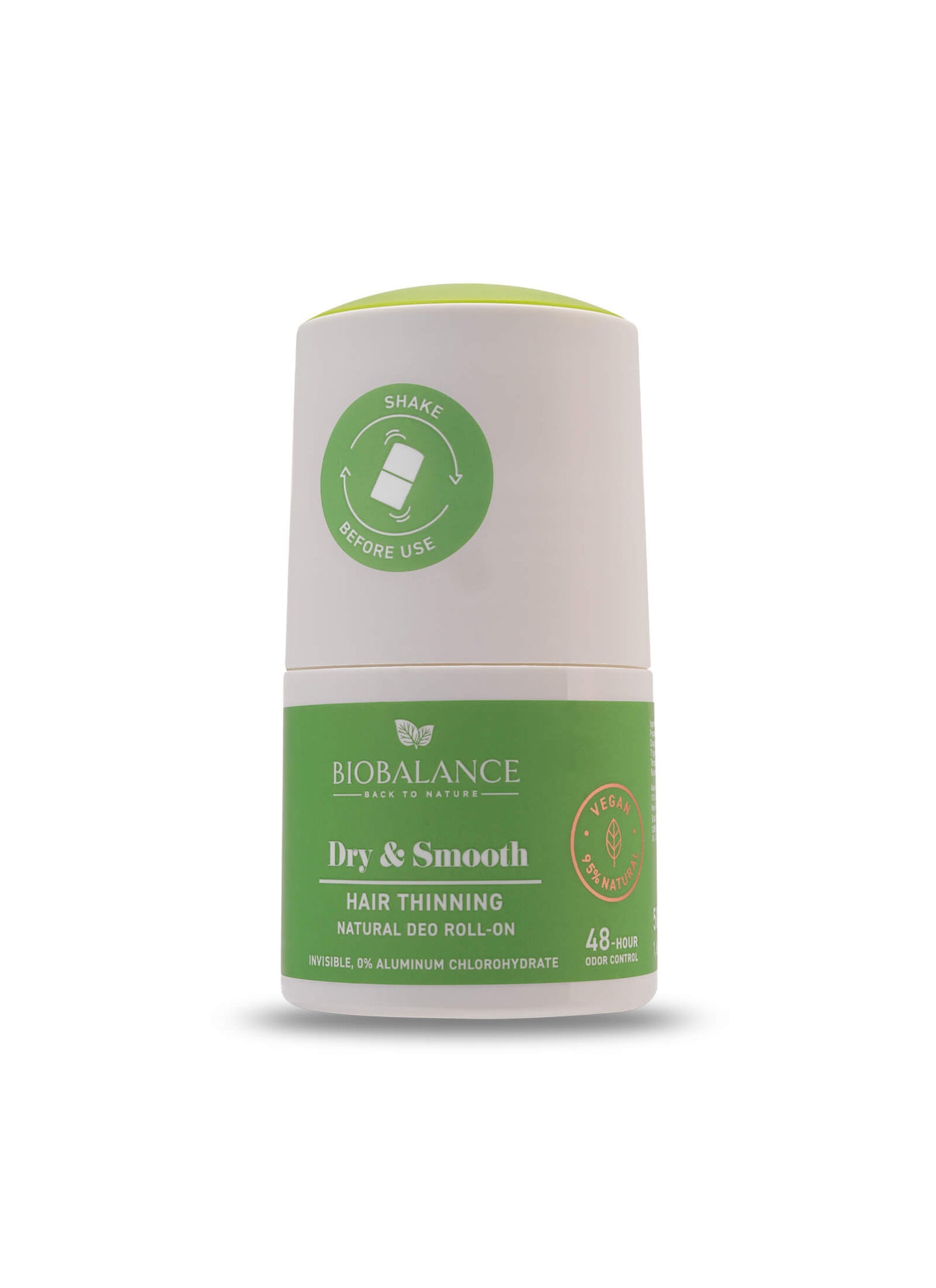 Dry & Smooth Hair Thinning, Natural Deodorant Roll-On (50ml)