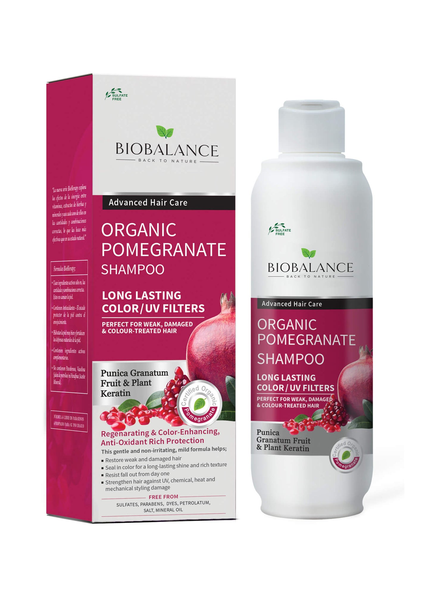 Organic Pomegranate Shampoo (330ml)