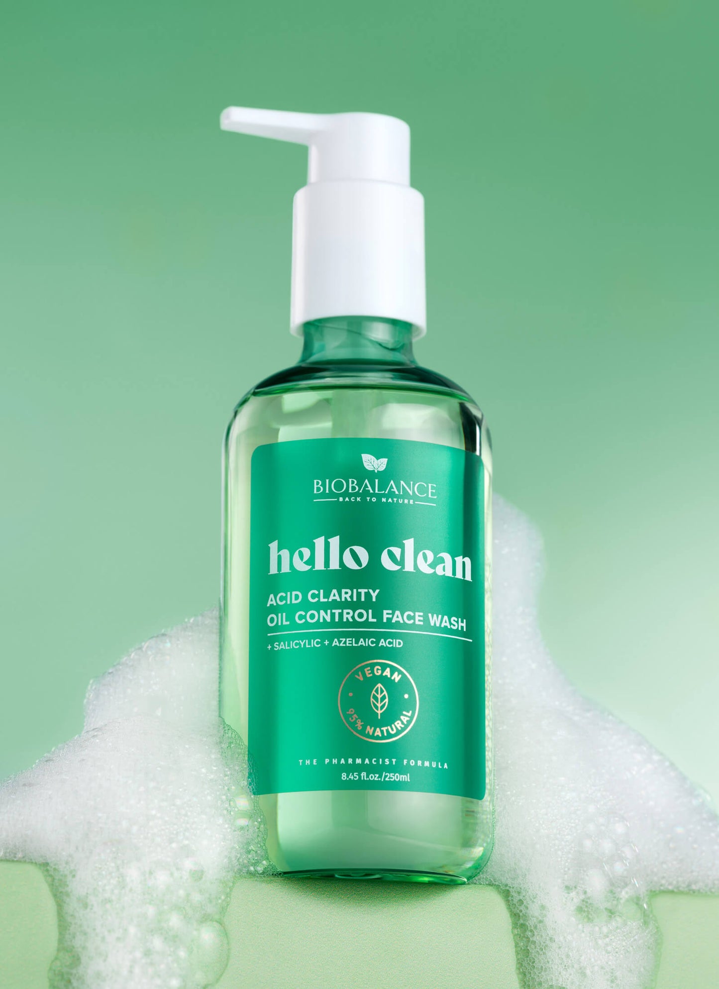 Hello Clean Acid Clarity Oil Control Face Wash (250ml)