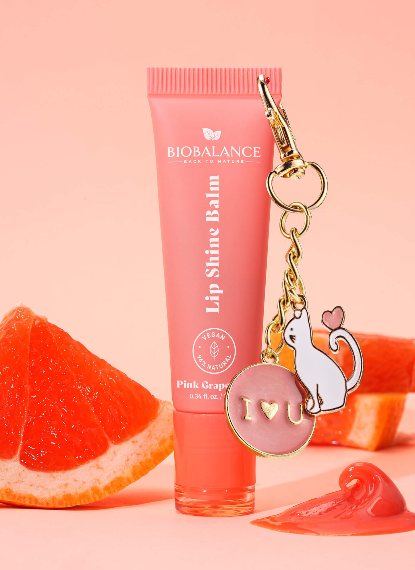 Pink Grapefruit Lip Shine Balm (10ml)