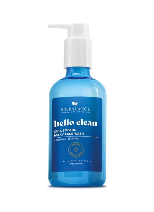 Hello Clean Cica Soothe Milky Face Wash (250ml)