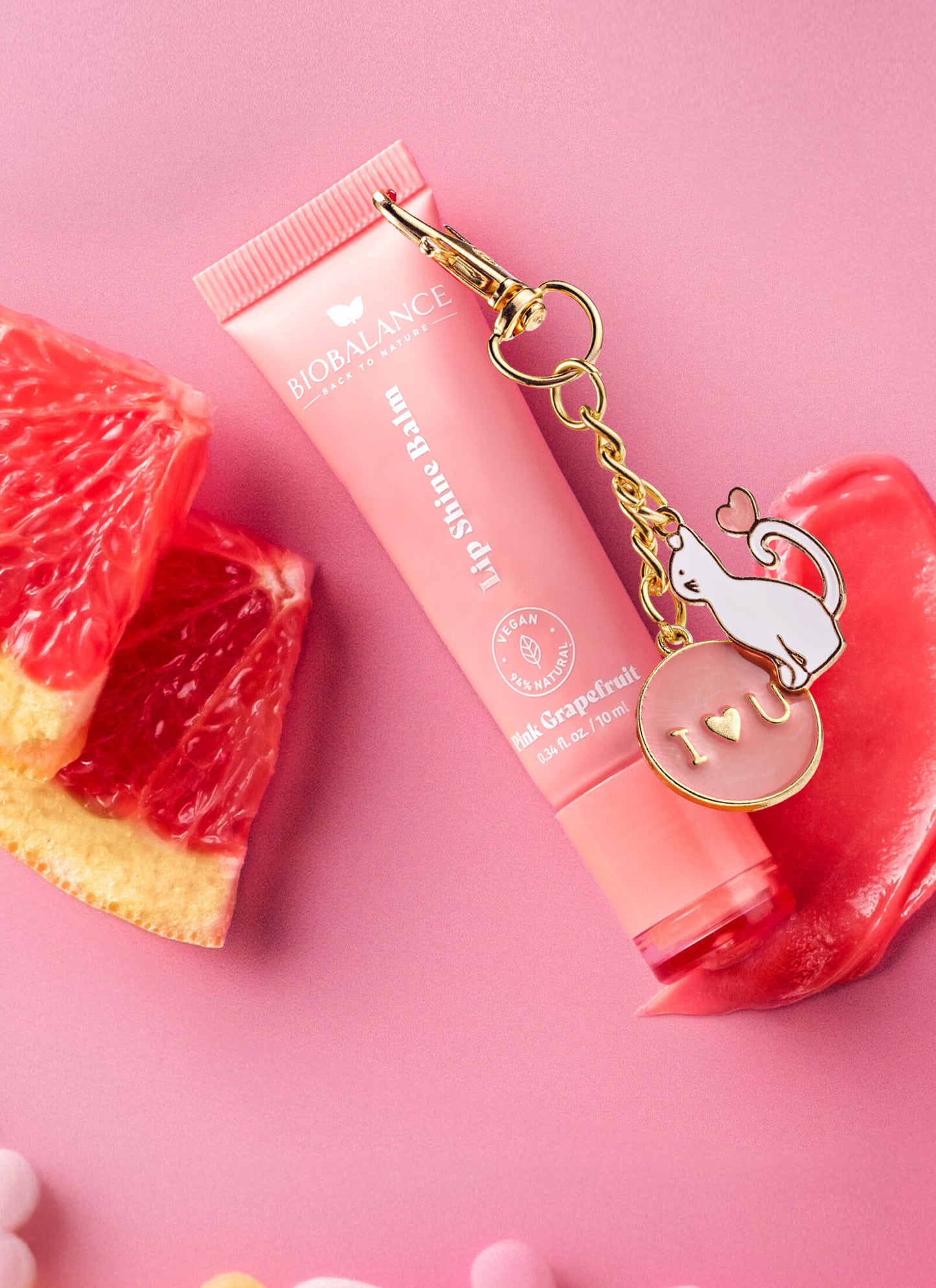 Pink Grapefruit Lip Shine Balm (10ml)