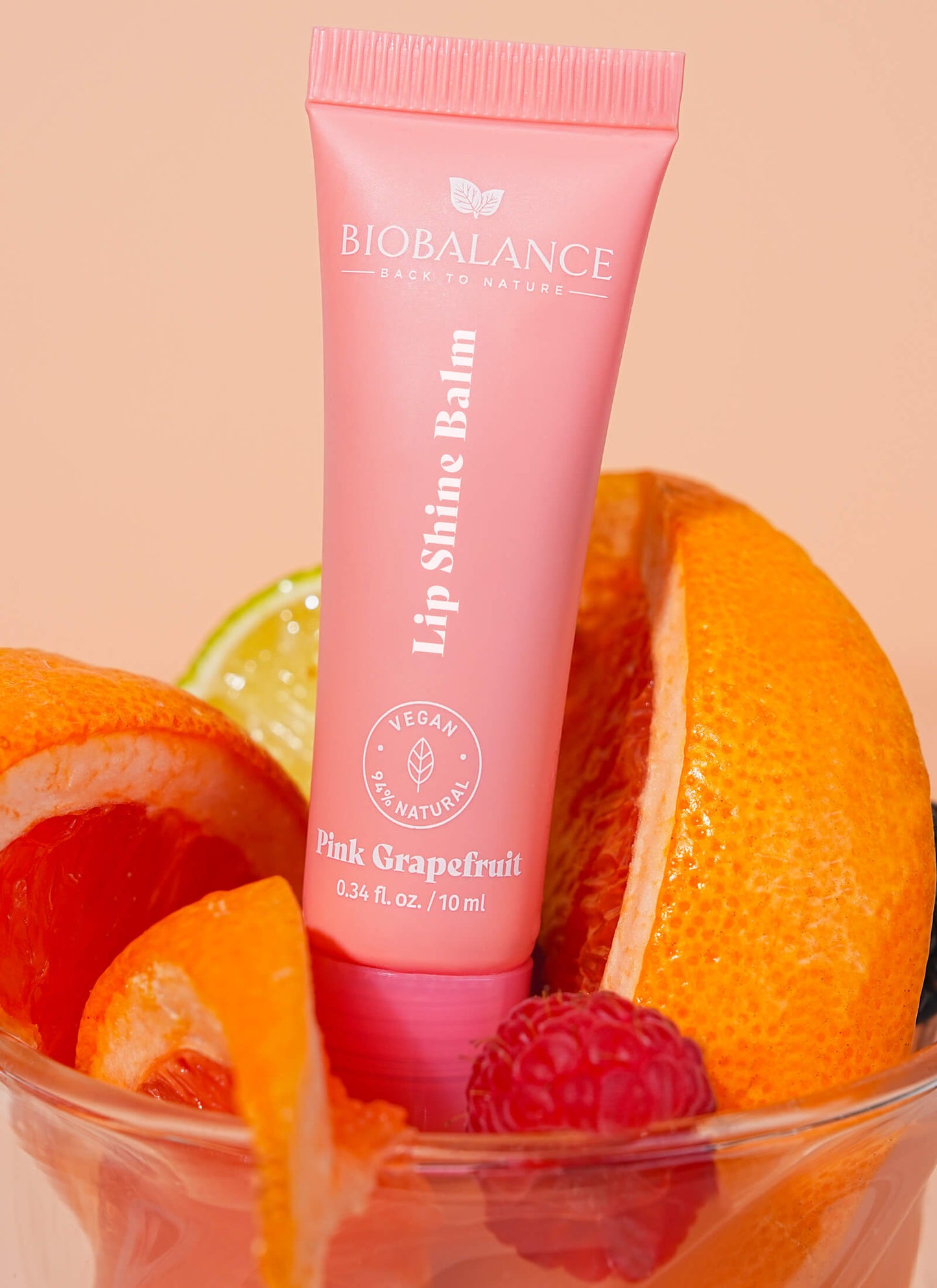 Pink Grapefruit Lip Shine Balm (10ml)