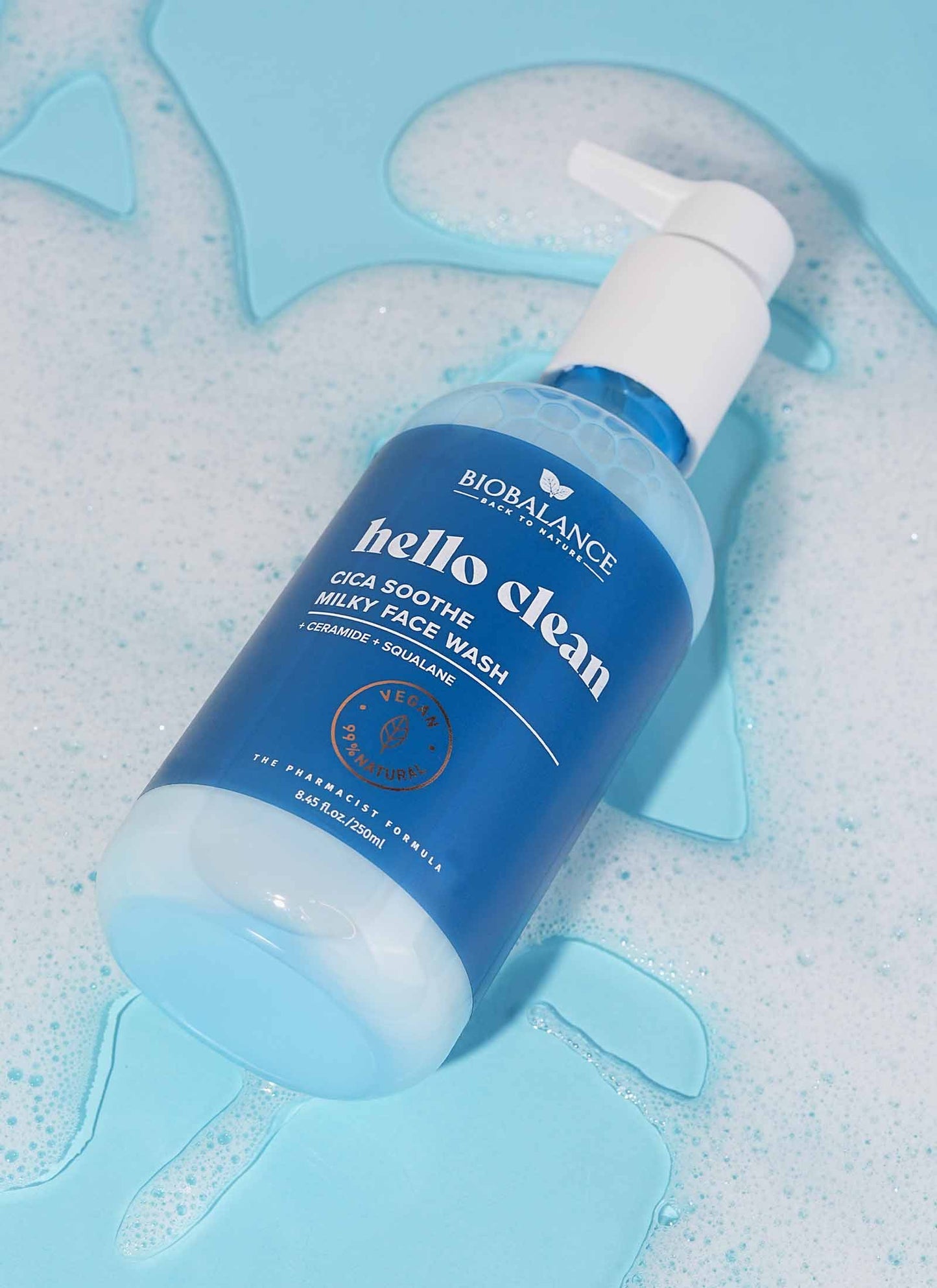 Hello Clean Cica Soothe Milky Face Wash (250ml)