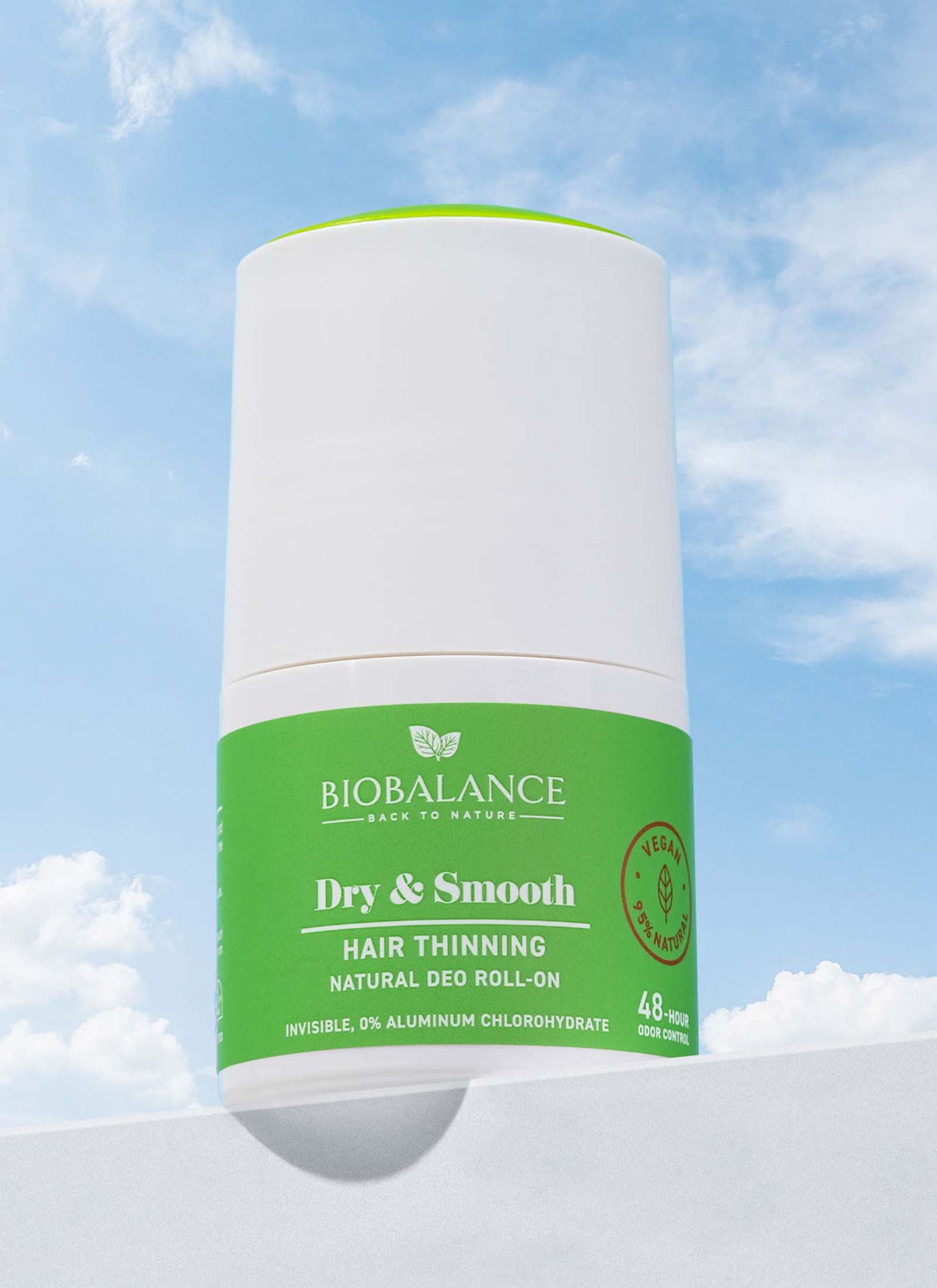Dry & Smooth Hair Thinning, Natural Deodorant Roll-On (50ml)