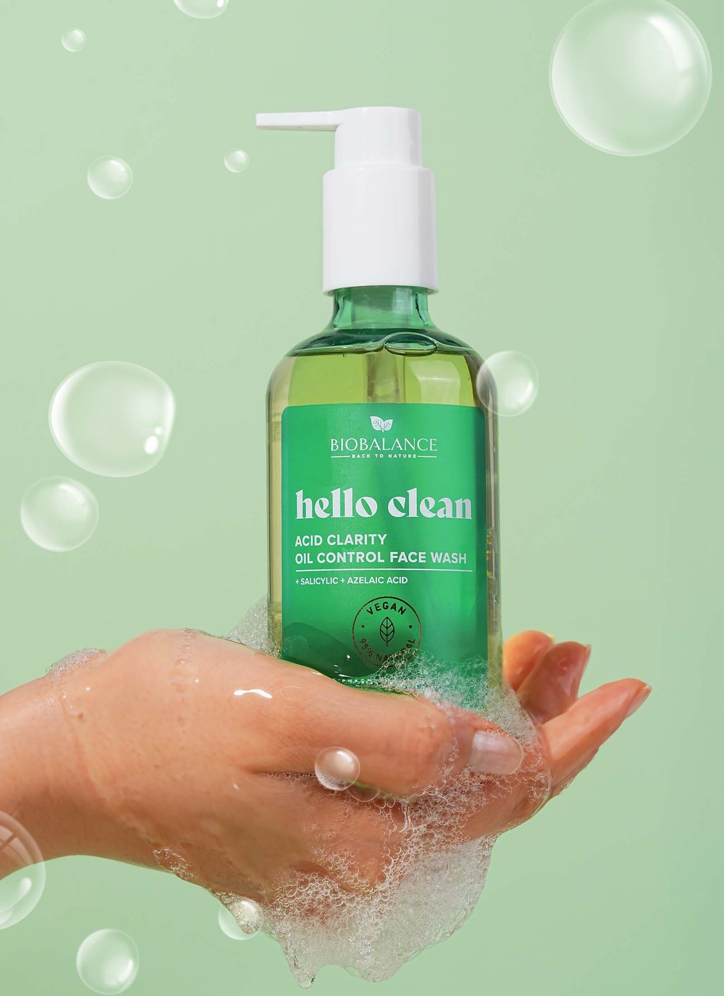 Hello Clean Acid Clarity Oil Control Face Wash (250ml)