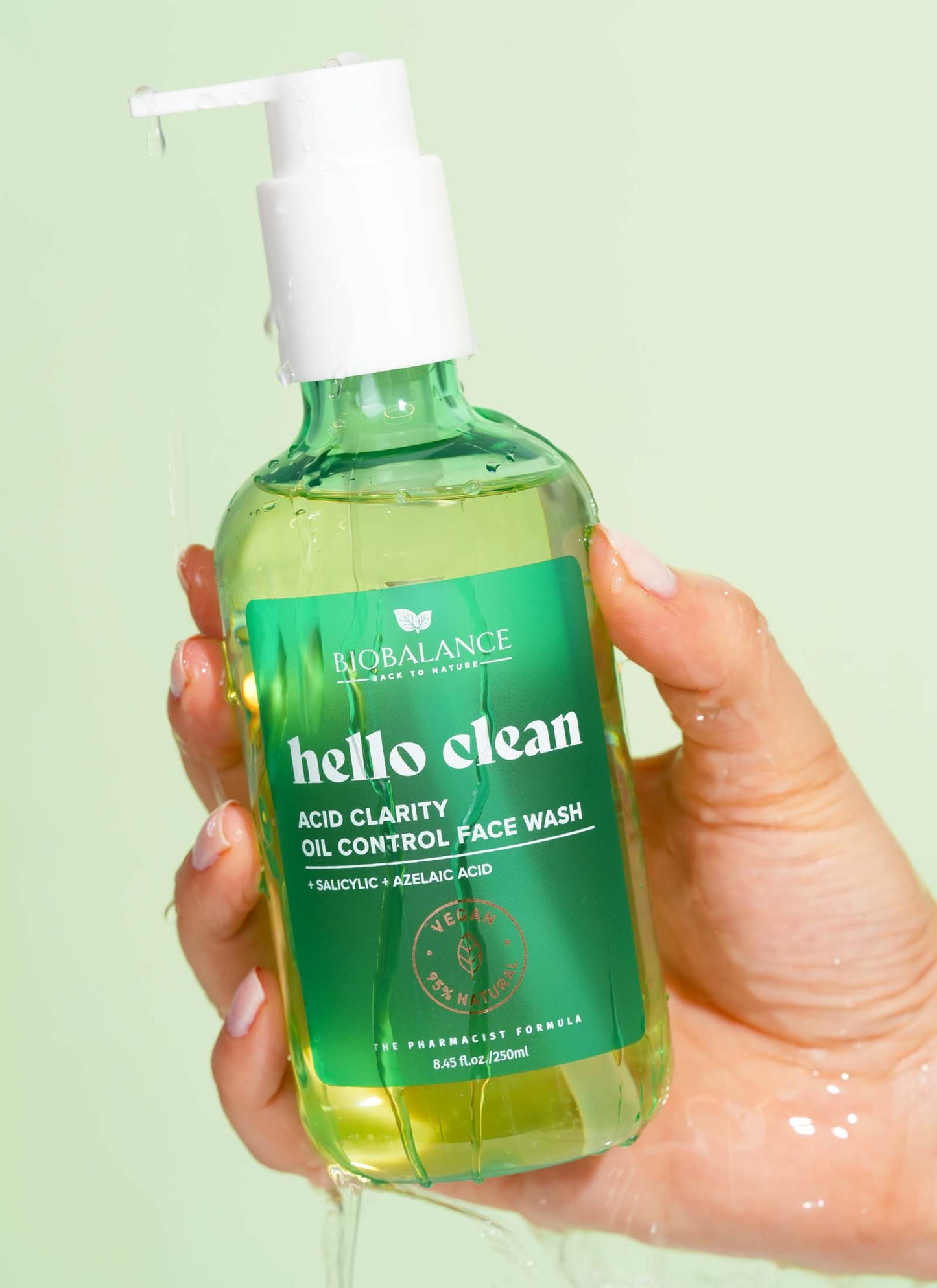 Hello Clean Acid Clarity Oil Control Face Wash (250ml)