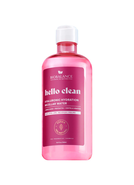 Hello Clean Hyaluronic Hydration Micellar Water (500ml)